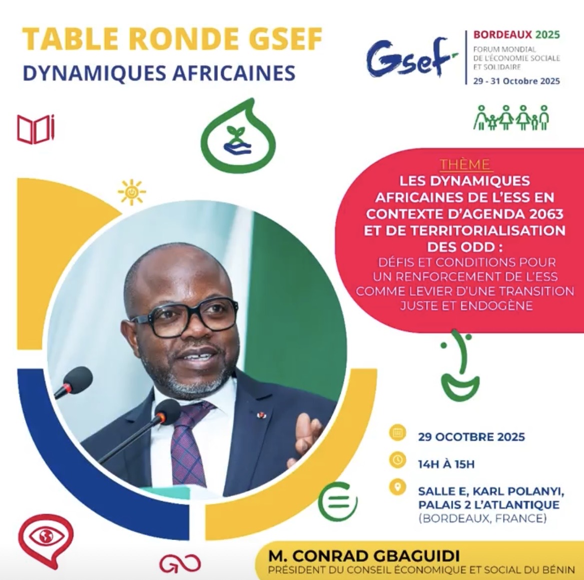 Lire la suite à propos de l’article Le Bénin au cœur des dynamiques africaines de l’Économie Sociale et Solidaire à Bordeaux